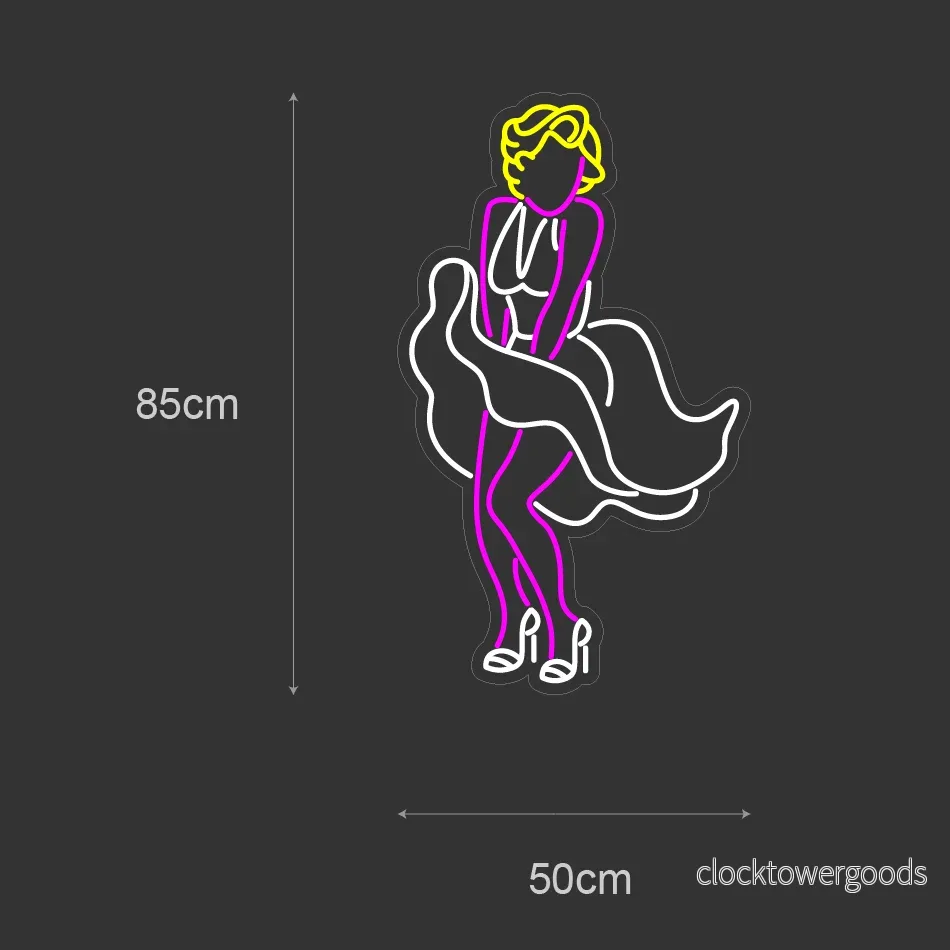 "Marilyn Monroe" Led neonskylt - Bild 3