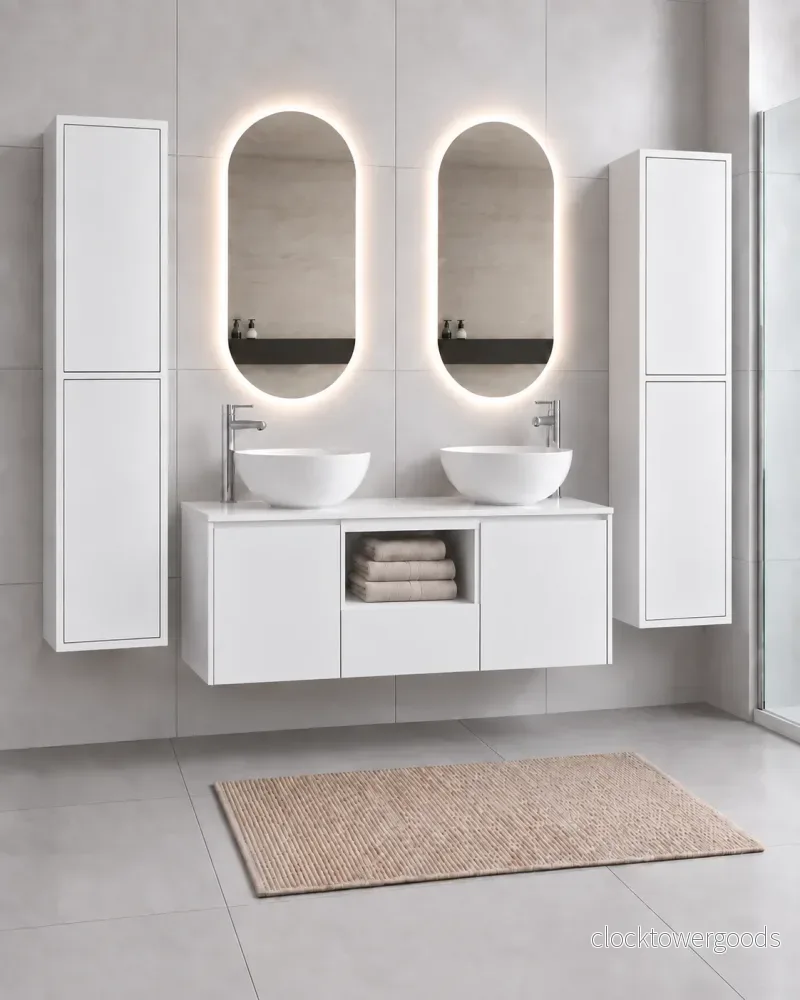 Badrumsmöbel AMALFI 120 DOBLE med 2 tvättställ Badrumsmöbel AMALFI 120 DOBLE med 2 tvättställ