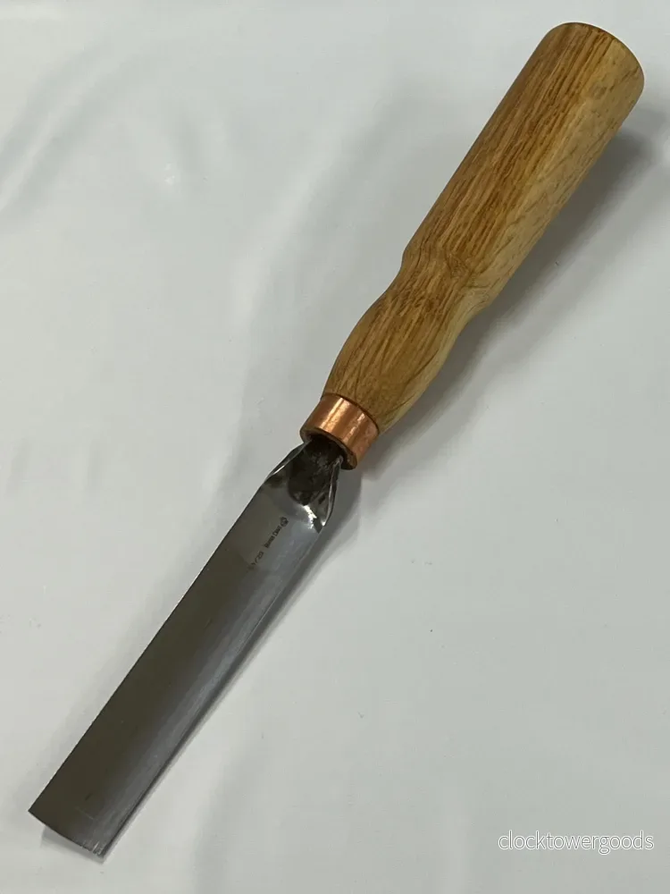 Träsniderijärn 130 × 20 mm, rakt skölpjärn - Bild 2