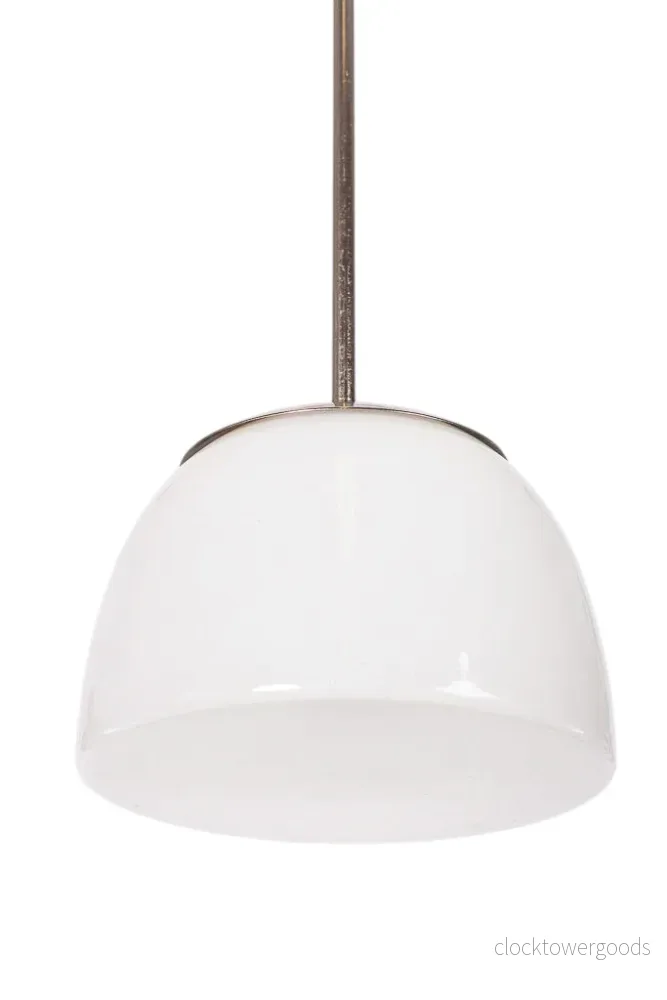 Pendelkupa vit frostat glas - Bild 2