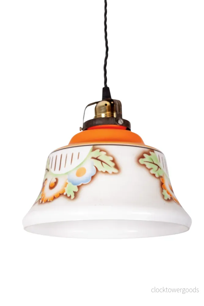 Kökslampa målat glas