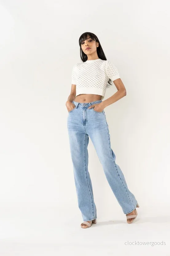 Nina Jeans, Vida och Raka, Ljusblå - Bild 2