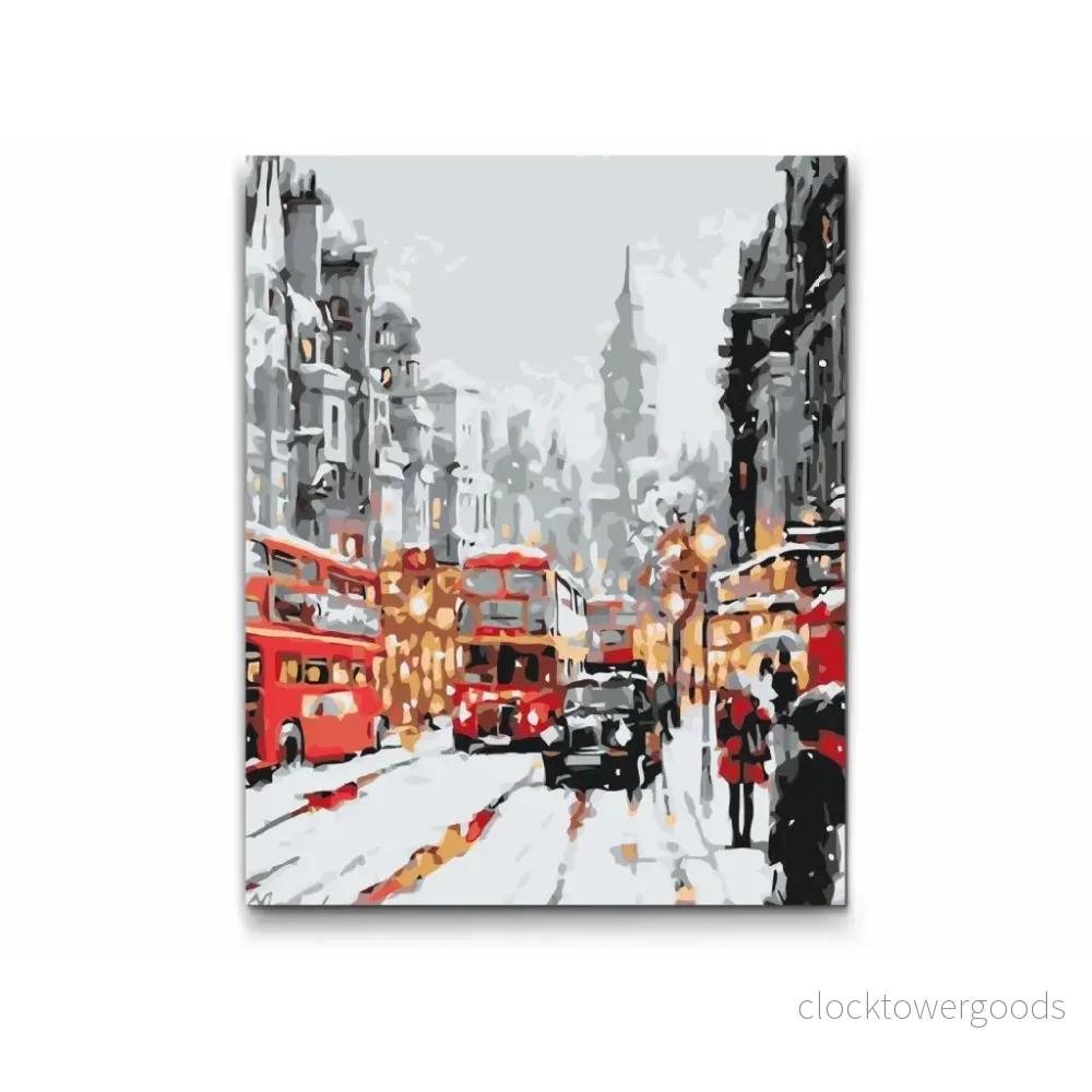 LONDON I SNÖ LONDON I SNÖ
