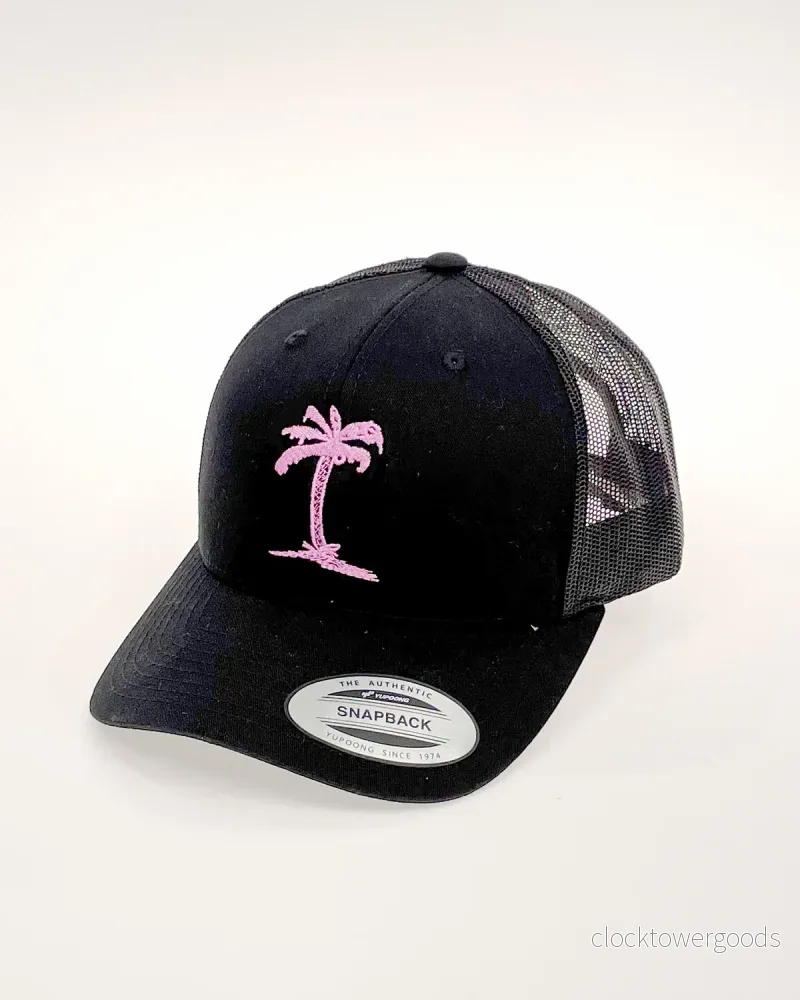 Tropical Snapback – Blk/Pink Tropical Snapback – Blk/Pink