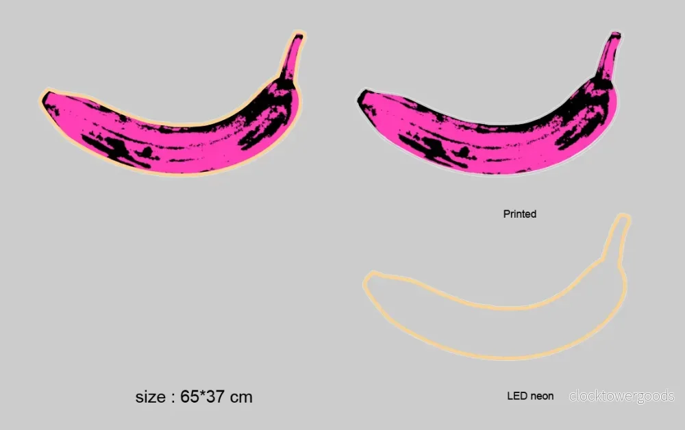 "BANAN" LED NEONSKYLT - Bild 3