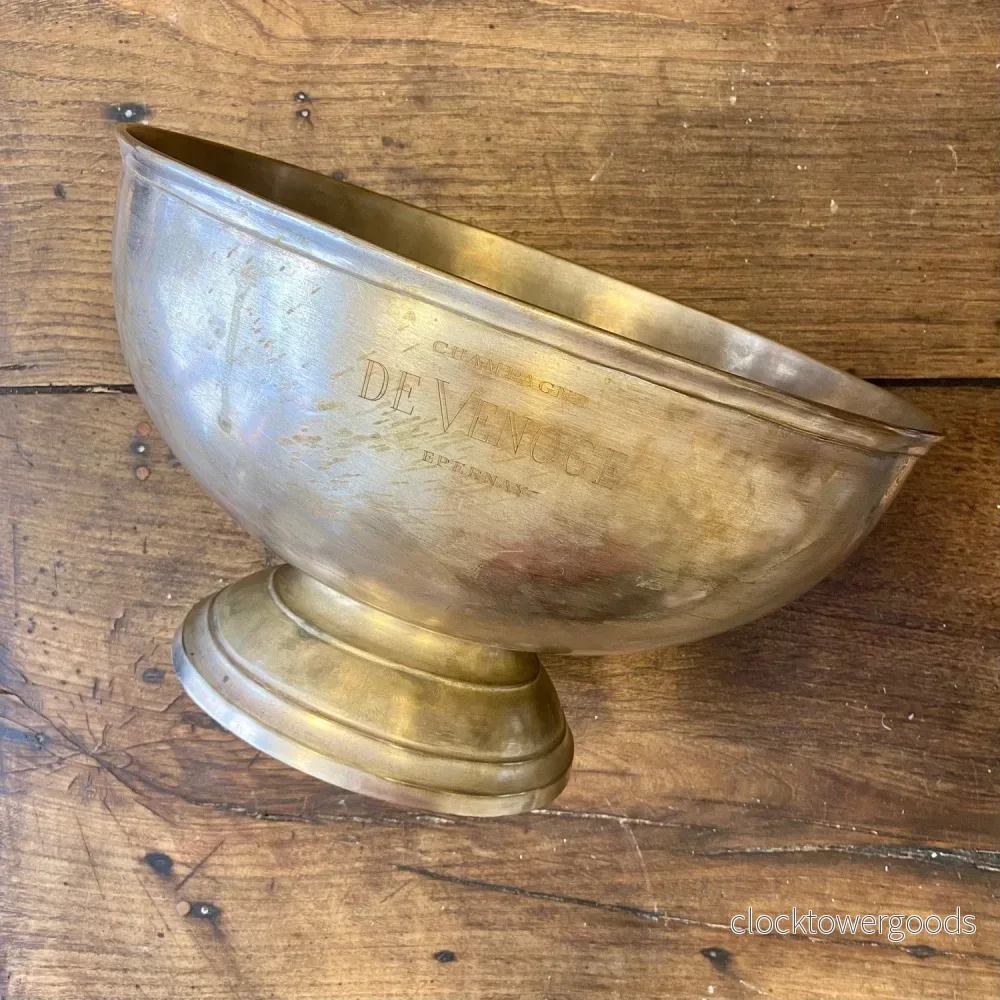 Vintage Champagne Vasque De Venoge Épernay Cooler – 37 cm Vintage Champagne Vasque De Venoge Épernay Cooler – 37 cm