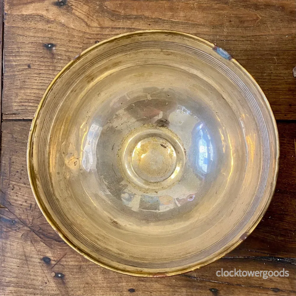 Vintage Champagne Vasque – 31 × 32 cm - Bild 2