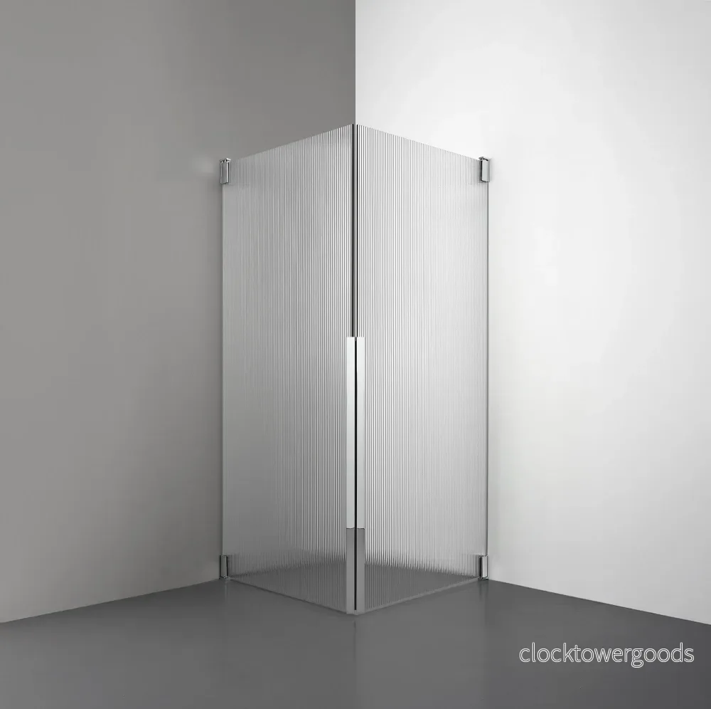 ROOH R2 Duschhörna Dörr + Dörr – Räfflat glas