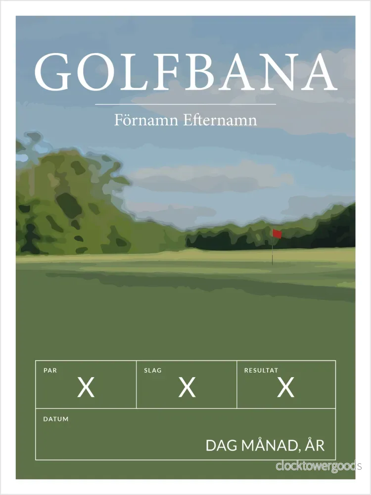 Golfposter - Personlig Poster - Bild 3