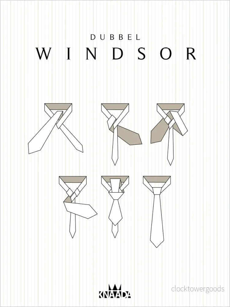 Dubbel Windsor – Poster med slipsknut - Bild 3