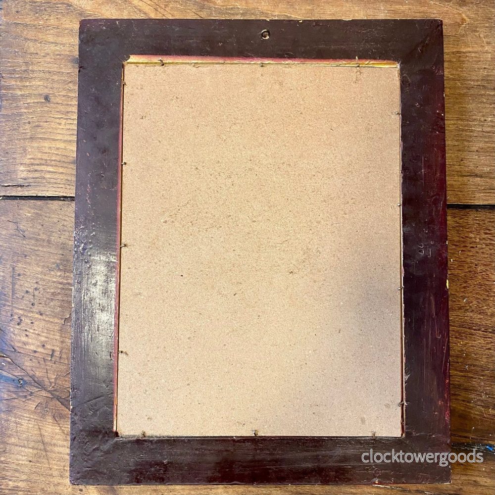 Vintage French Gilt Wall Mirror – 50 × 40 cm - Bild 2