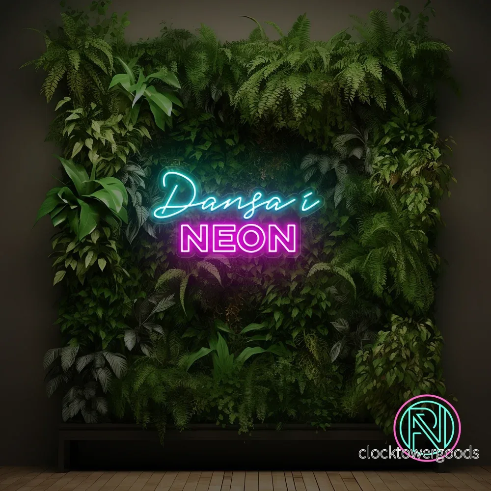 ”Dans i NEON” LED NEONSKYLT. ”Dans i NEON” LED NEONSKYLT.