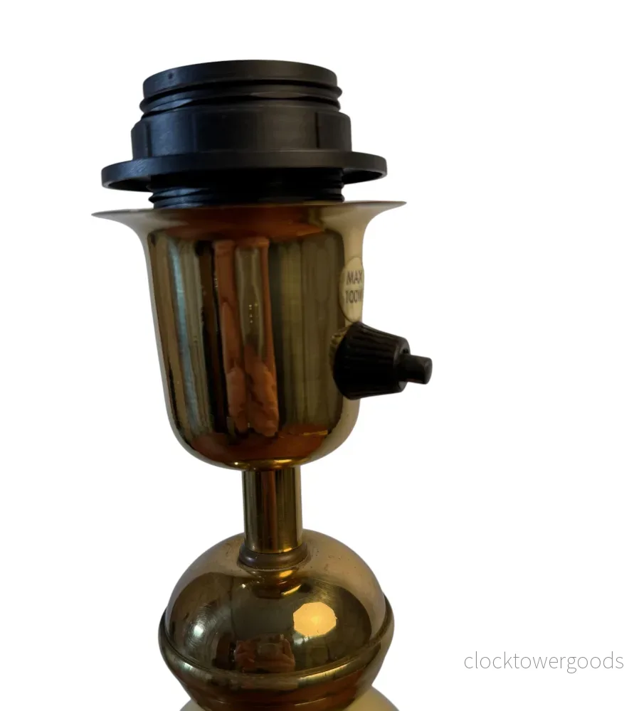 Retro bordslampa i mässing - Bild 2
