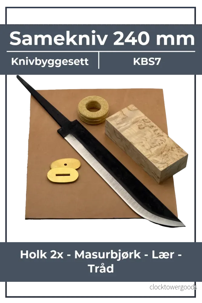 Knivbyggsats KBS7 – 240 mm samekniv