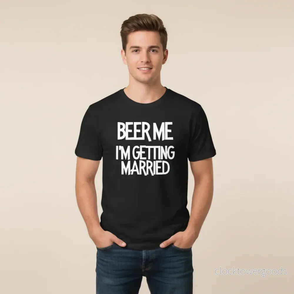 Beer Me I'm Getting Married T-shirt – Svensexa - Bild 2