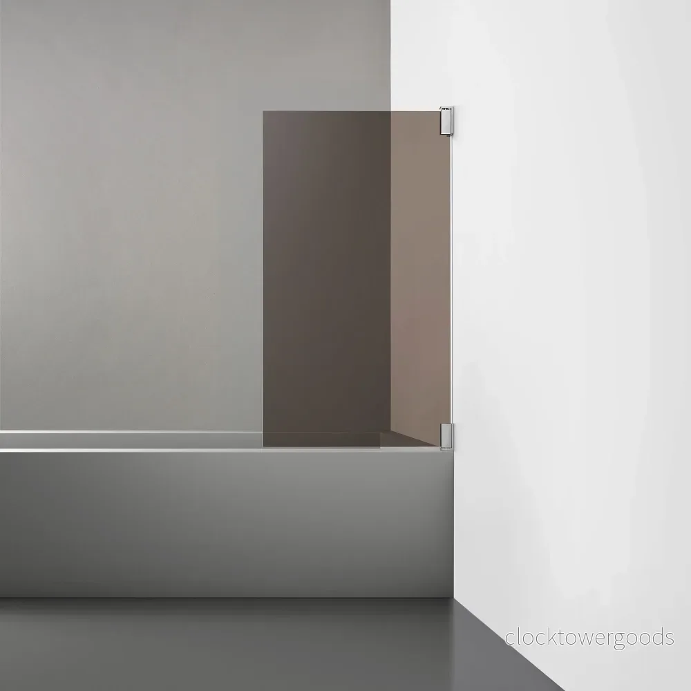 ROOH R2 Duschvägg Badkarsdörr – Bruntonat glas - Bild 2