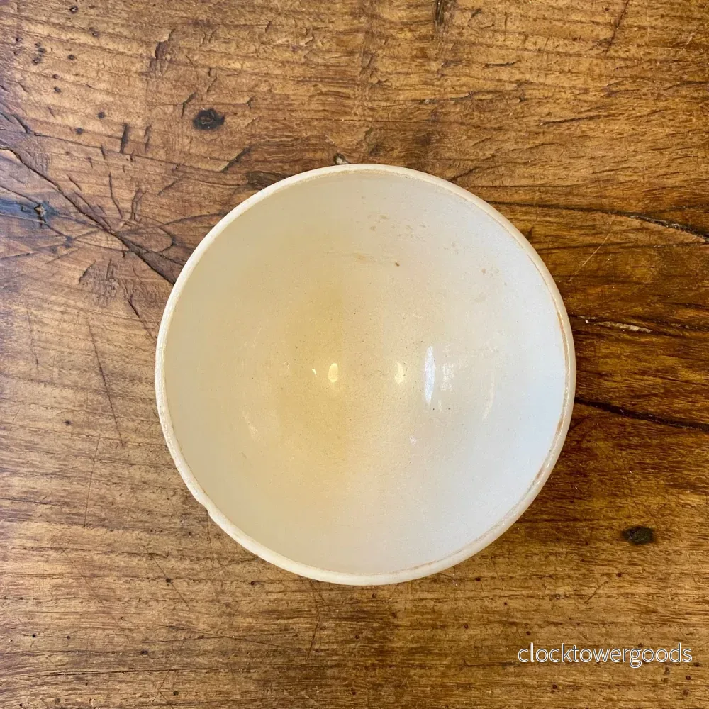 Vintage French Café au Lait Bowl – Pale Green - Bild 3