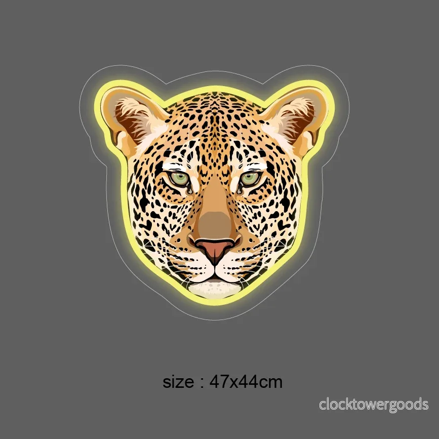 LED NEONSKYLT "Leopard". Warm white - Bild 2