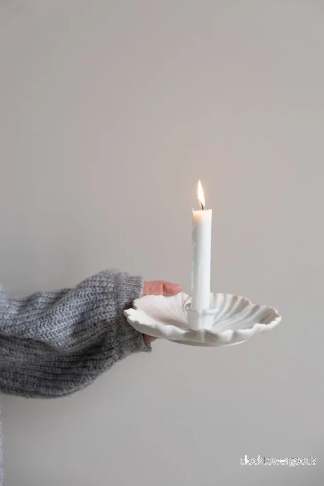 Botanik, Stor Ljusstake, Vit - Bild 3