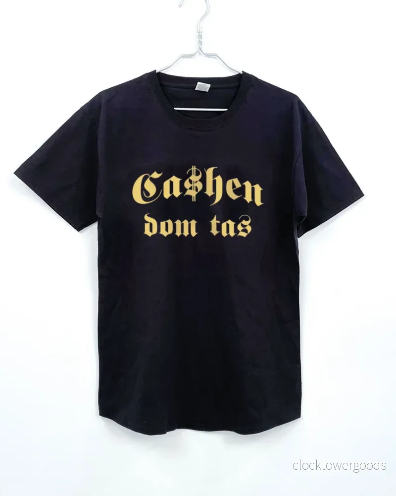 Cashen dom tas Tee – Black/Gold Cashen dom tas Tee – Black/Gold