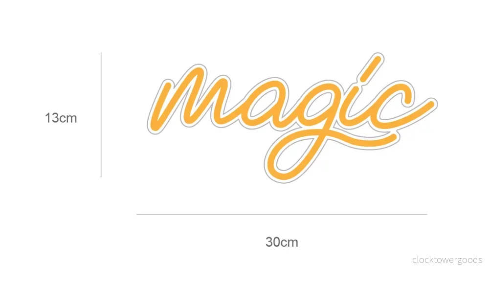 "magic mini" LED NEONSKYLT. Cool white - Bild 2
