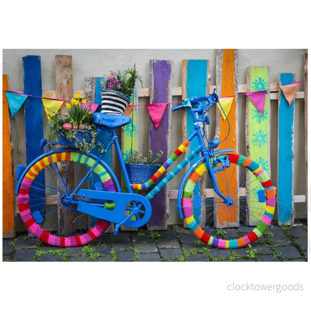 Min vackra färgglada cykel - Bild 2