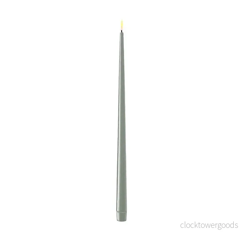 Deluxe kronljus 2-pack, Blank Salvie grön, 38cm