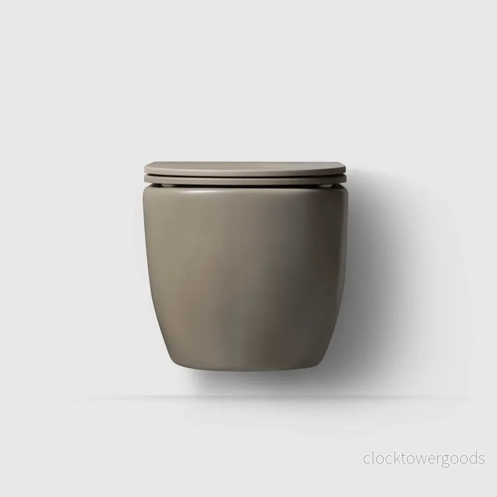 Haven WC/2 Vägghängd toalett. Matt Grey. - Bild 3