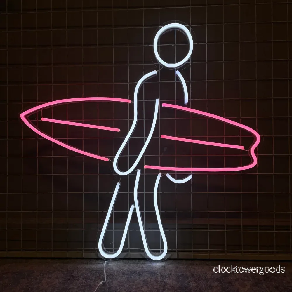 ”Surfer” Led neonskylt. ”Surfer” Led neonskylt.
