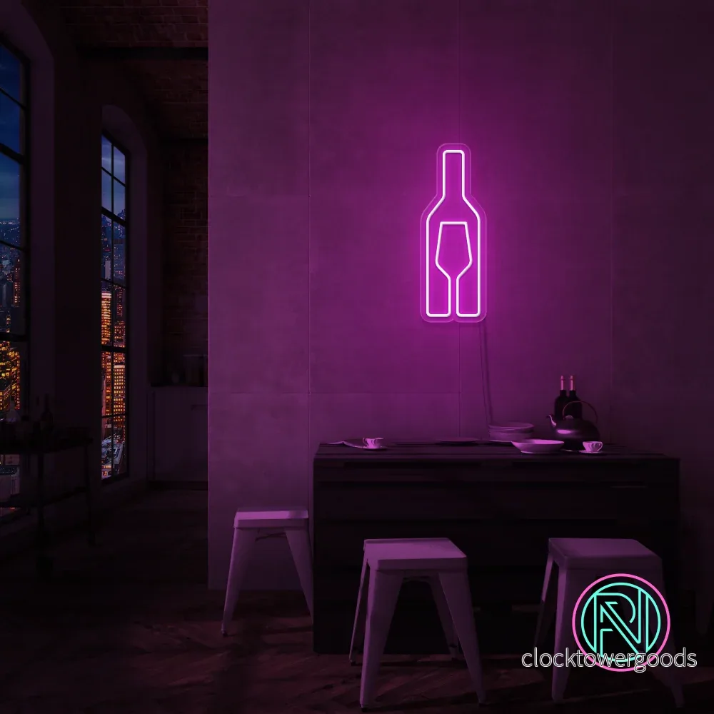 ”Vin” LED NEONSKYLT. ”Vin” LED NEONSKYLT.
