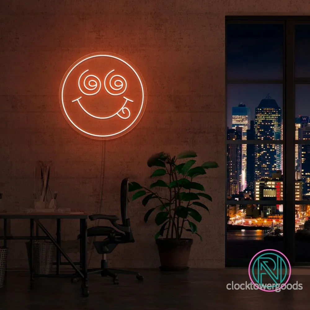 ”smily emoji face” Led neonskylt. ”smily emoji face” Led neonskylt.