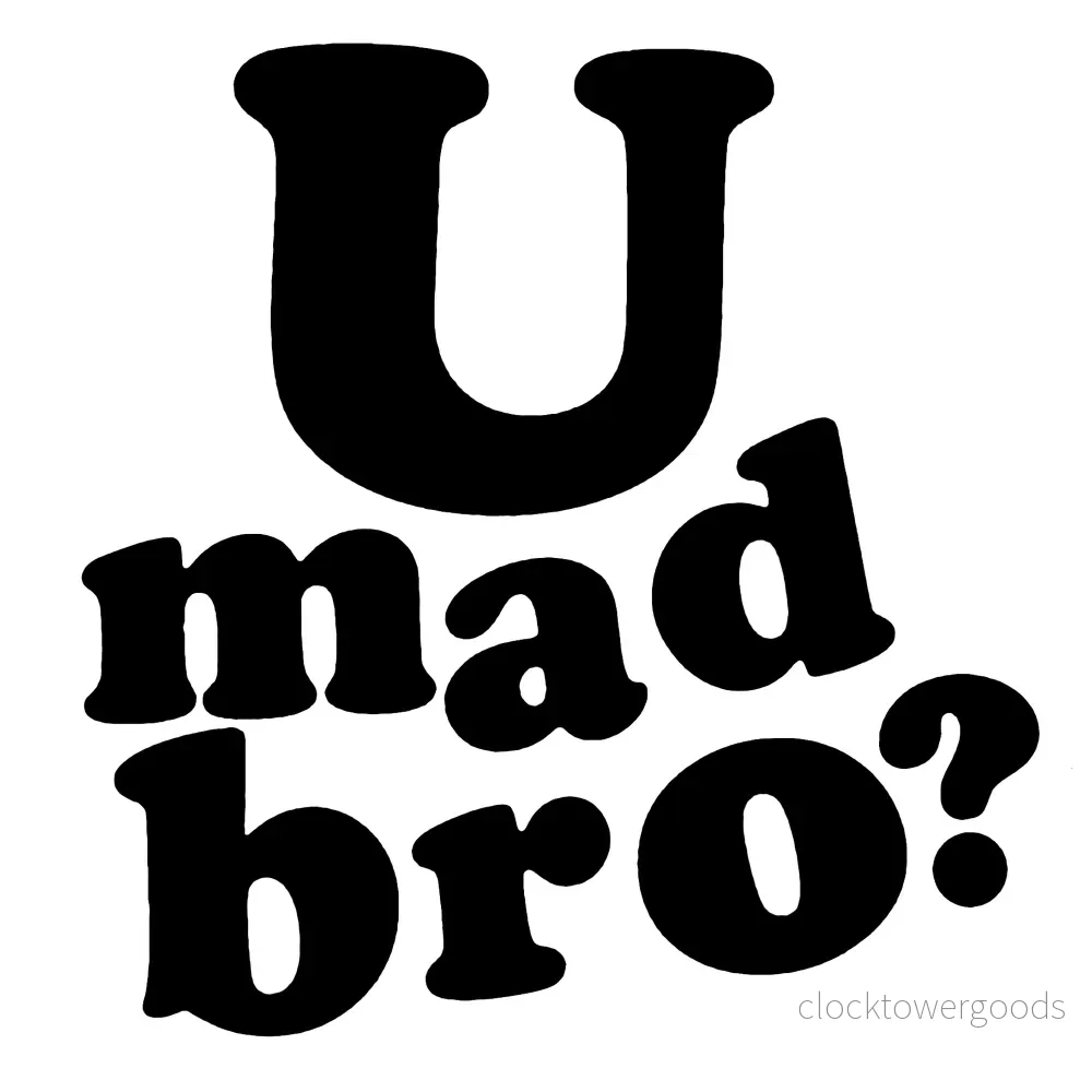 U Mad Bro? Dekal - Bild 2