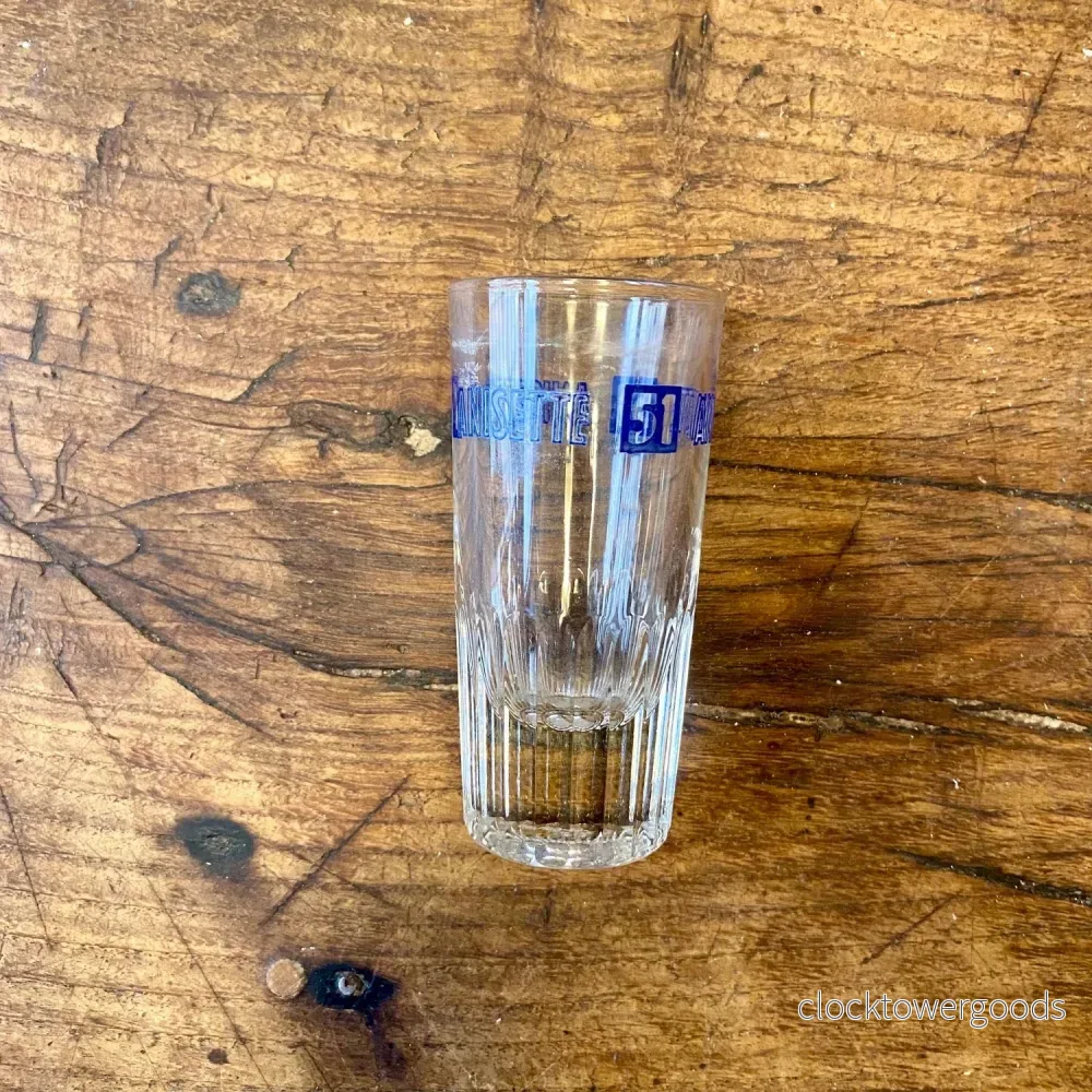 Vintage French Anisette 51 Glass Vintage French Anisette 51 Glass