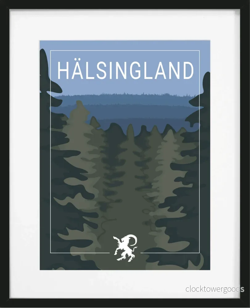 Hälsingland Poster