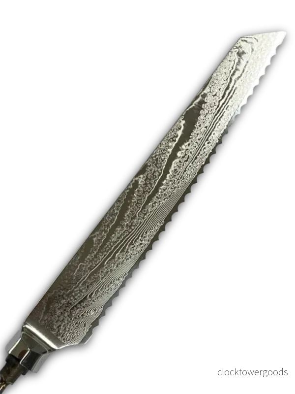 Brödknivsblad – AUS10 Damask kockkniv