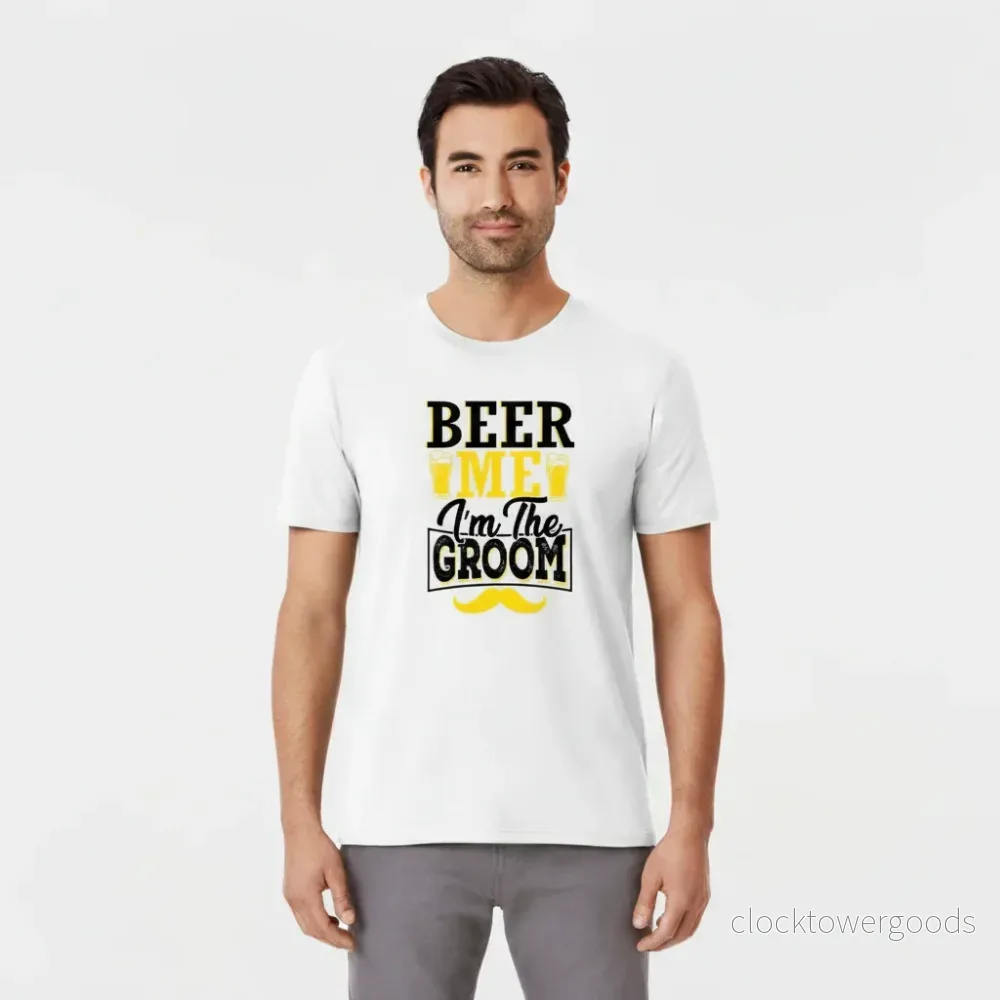 Beer Me I'm The Groom T-shirt – Svensexa - Bild 2