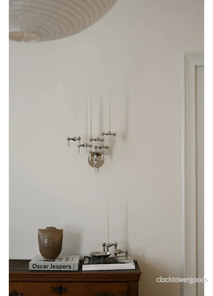STOFF 3-set ljusstake, Krom - Bild 3