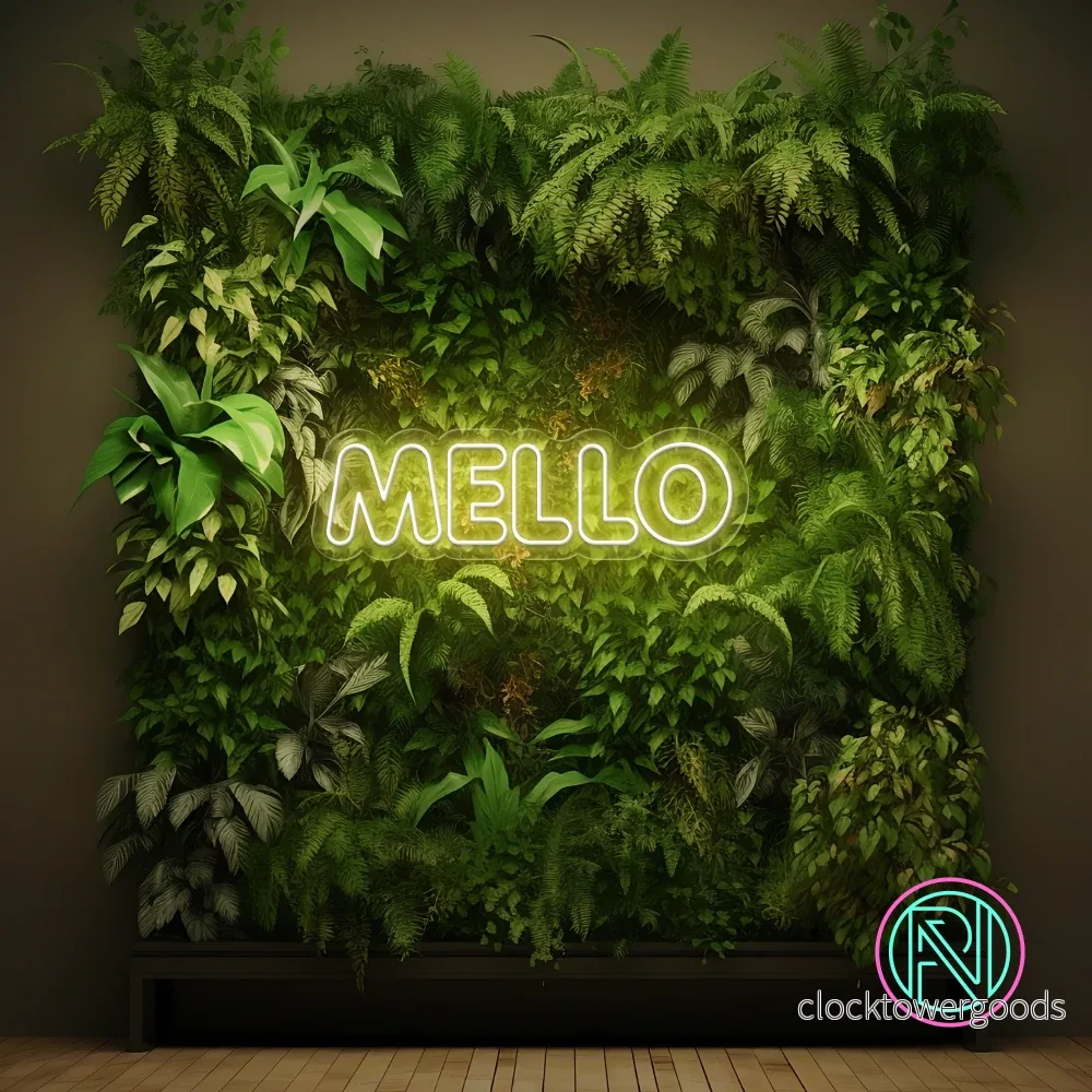 "MELLO" Led neonskylt. - Bild 3