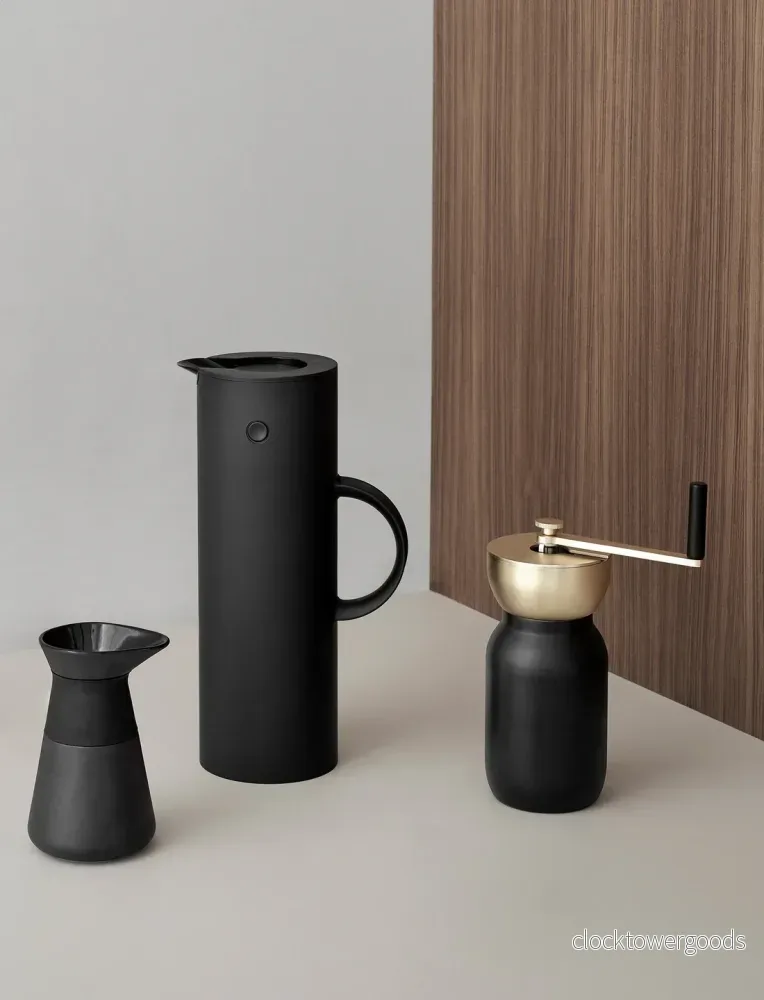 Stelton EM77 Termos, Matt svart, 1 L - Bild 2