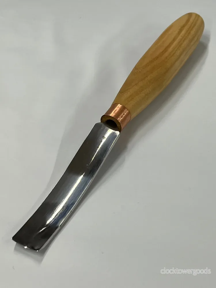Träsniderijärn 80 × 15 mm, böjt skölpjärn K6L/15 - Bild 2