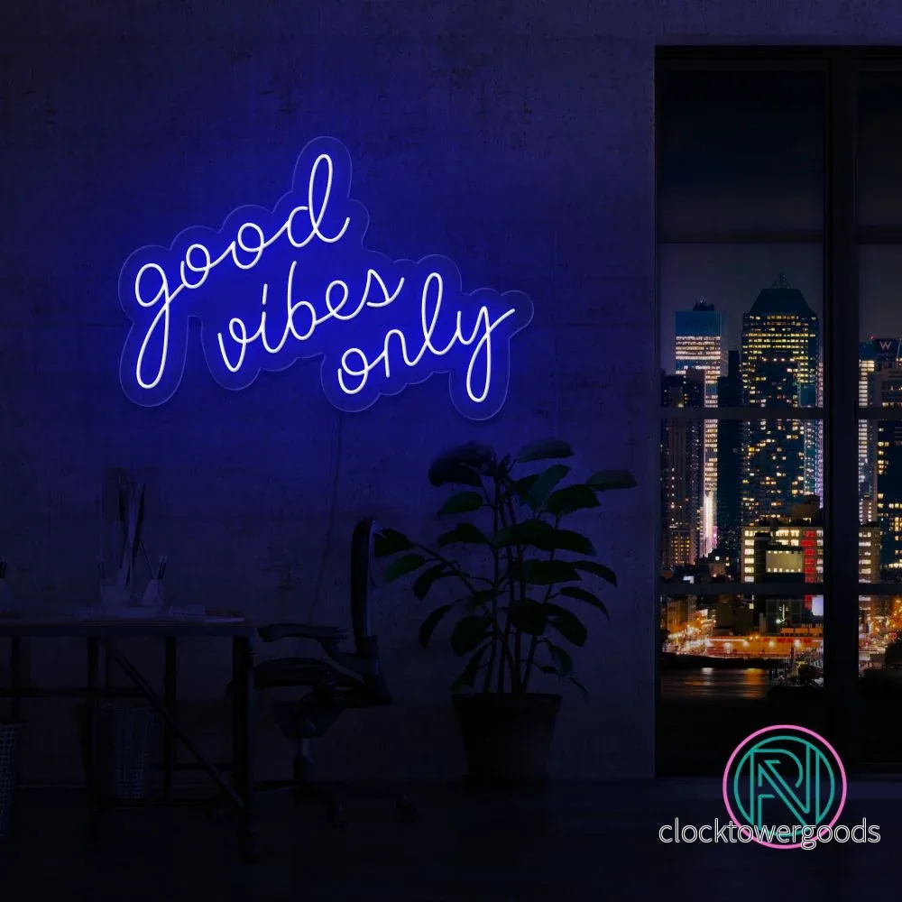 "good vibes only" Led neonskylt. XXL. - Bild 3