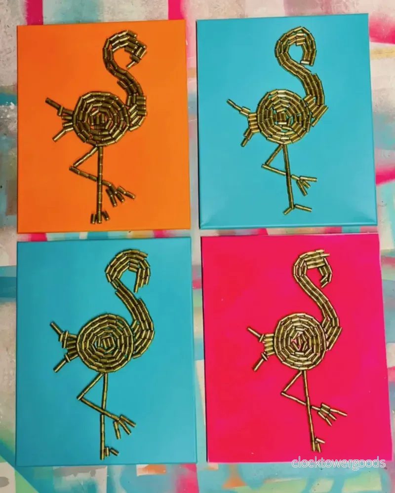 Flamingo Tropical, liten 30×40 cm