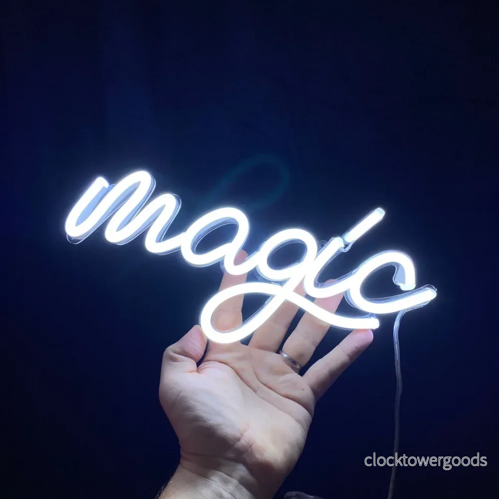 ”magic mini” LED NEONSKYLT. Cool white ”magic mini” LED NEONSKYLT. Cool white