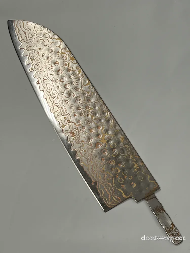 Santoku 200 mm – rostfri koppardamask - Bild 3
