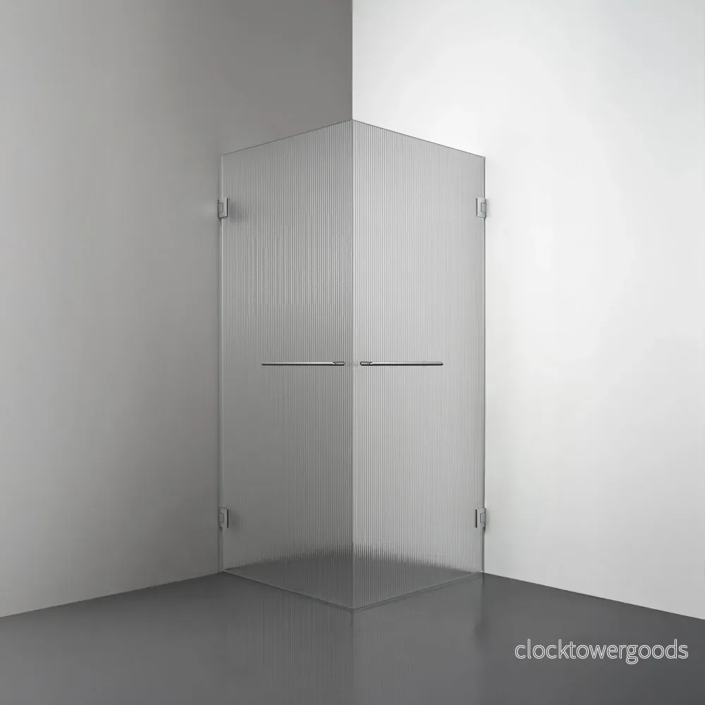 ROOH R4 Duschhörna Dörr + Dörr – Räfflat glas - Bild 3