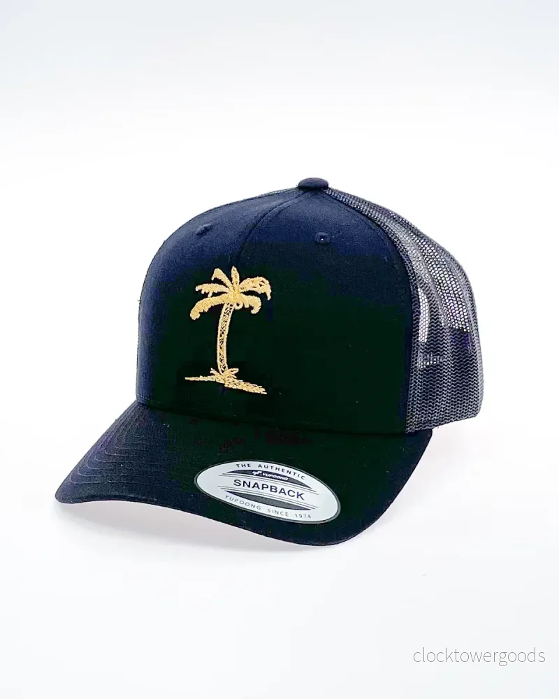 Tropical Snapback – Blk/Gold Tropical Snapback – Blk/Gold