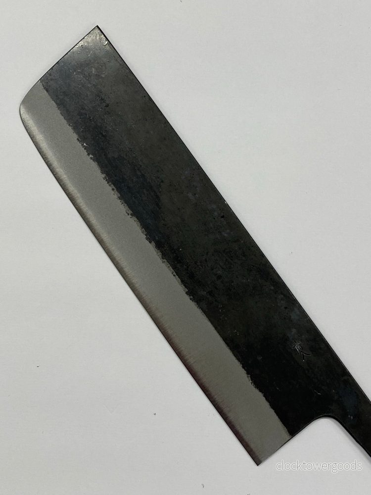 Nakiri 180 Blue 2 japanskt handsmidet knivblad - Bild 3