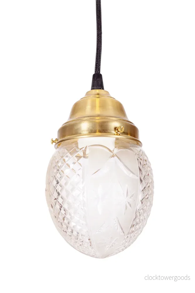 Fönsterlampa slipat klarglas - Bild 2