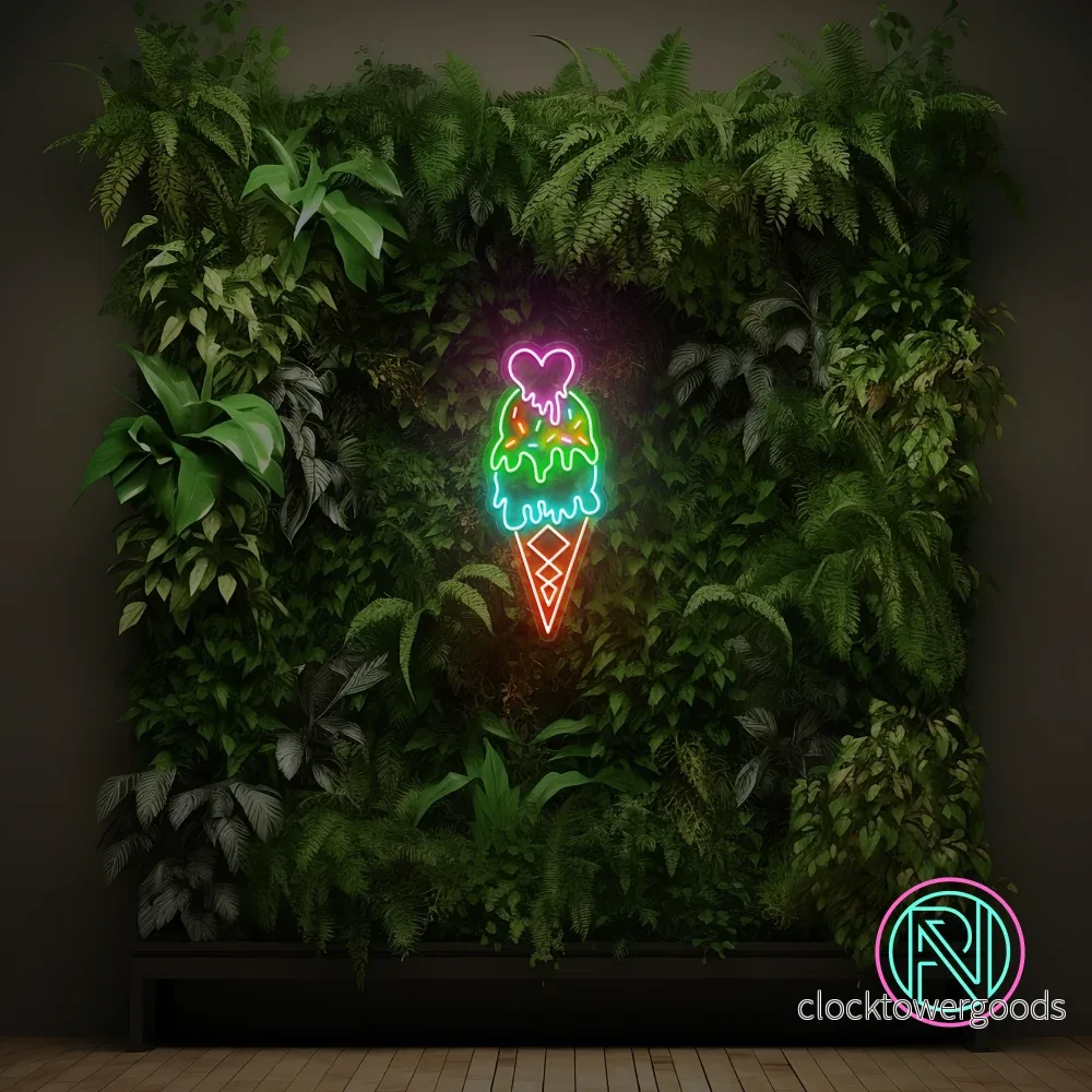 "Glasstrut" Led neonskylt