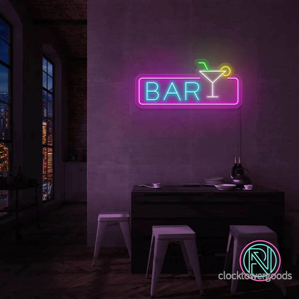 ”BAR” LED NEONSKYLT. 86×40 cm. ”BAR” LED NEONSKYLT. 86×40 cm.